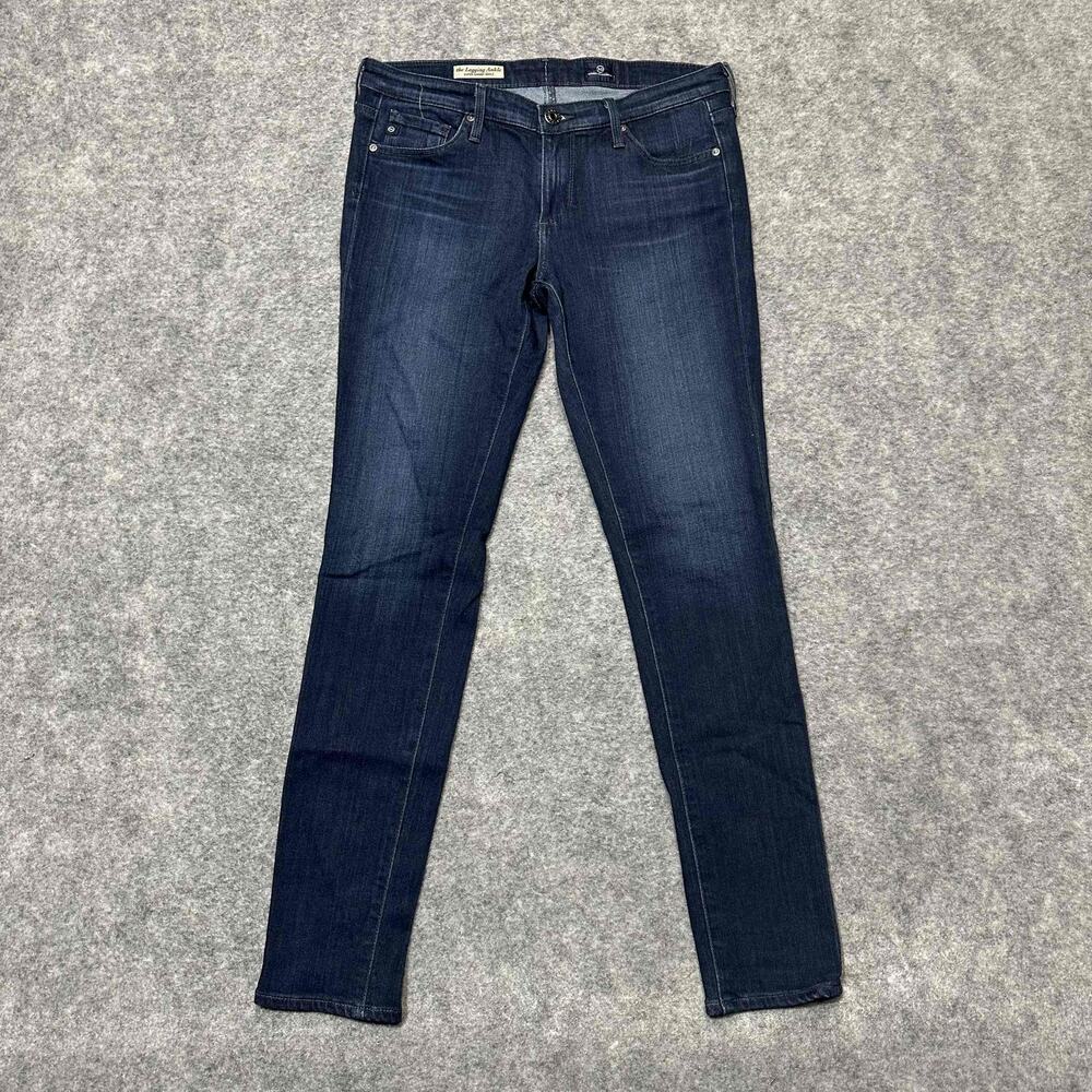 AG Adriano Goldschmied The Legging Ankle Women's Skinny Jeans Size 27R Blue Dark